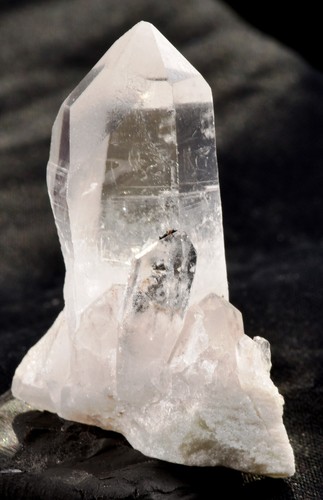 Himalayan silver quartz lemurian natural point #7436 - Picture 3 of 5