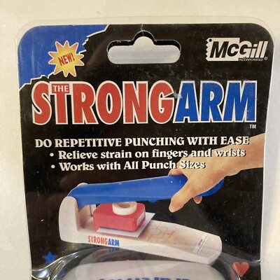 Mcgill Strongarm for use with McGill Paper Punches Punch Strong Arm New