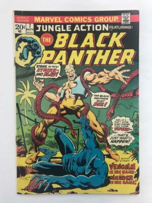 Jungle Action #7 (1972) Marvel Comic Book - FN (6.0) - KILLMONGER