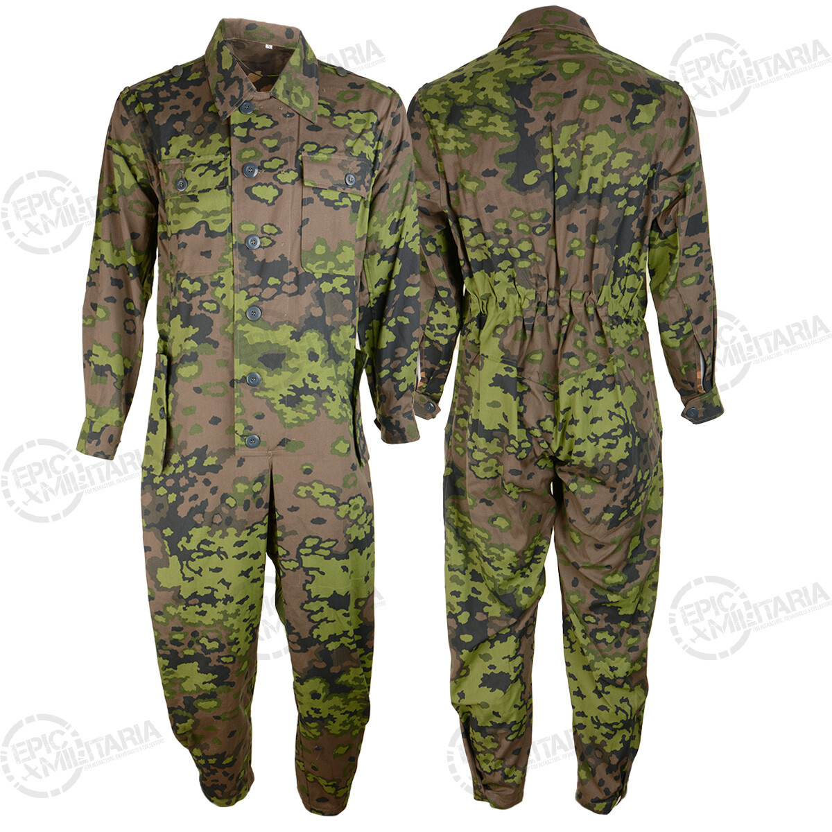 WW2 German Reversible Panzer Combi Tanker Overalls Oakleaf A Camo