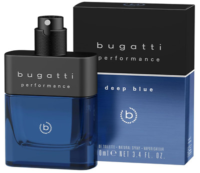   Bugatti Performance Deep Blue Eau de Toilette Herren Parfum EdT Duft 100ml  