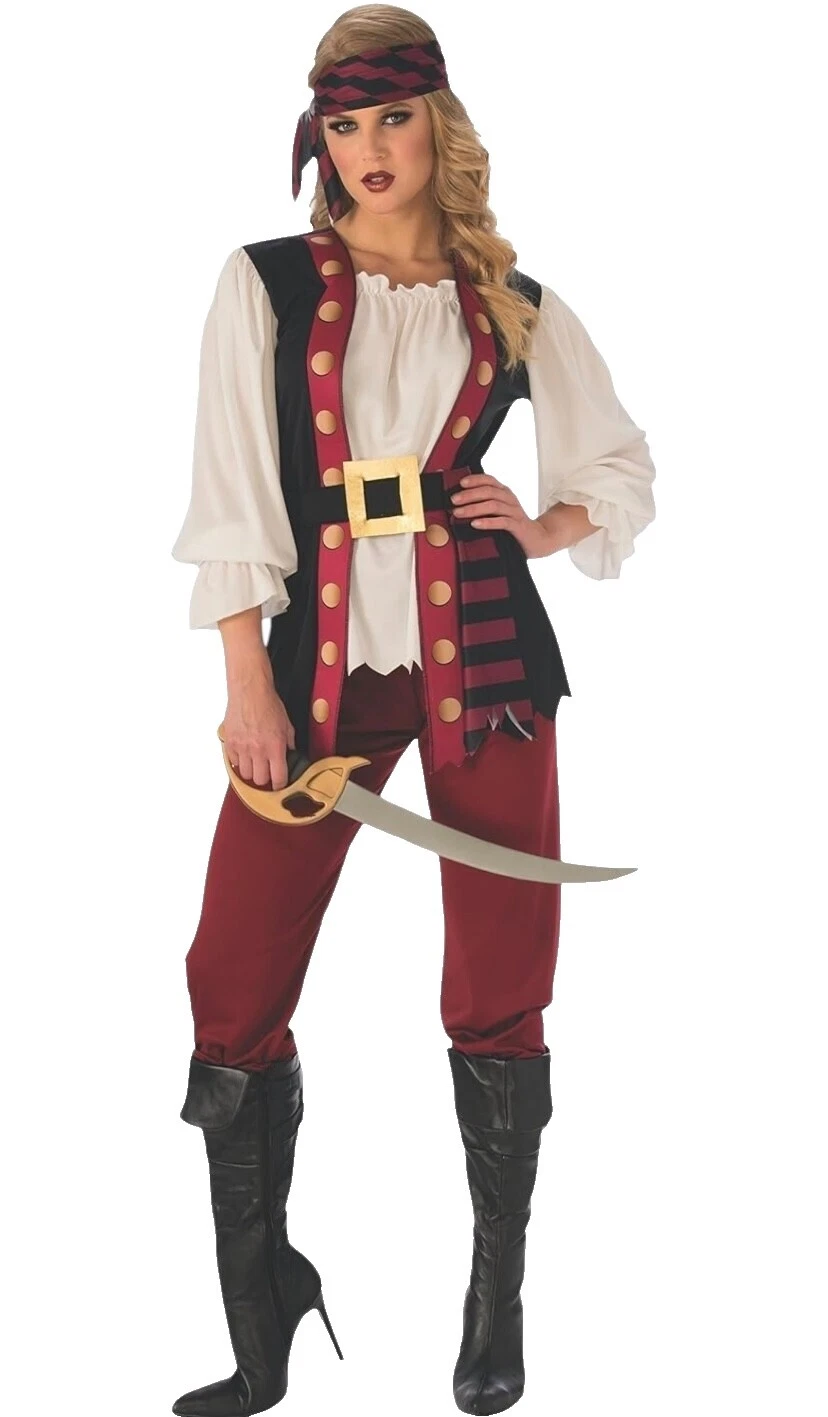 Disfraces de pirata Traje completo de Poliéster para Mujer
