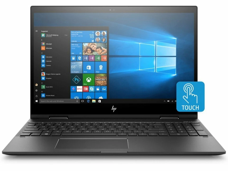HP Envy x360 15-EE0503SA 15.6" Touch AMD Ryzen 5 512GB SSD 8GB RAM B&O Win 10/11 - Image 2 of 4