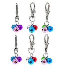 Honbay 6PCS Dog Bell Training Charm Pendants for Pet Necklace Collar 