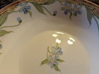 VINTAGE NIPPON HAND PAINTED THREE FOOTED ROUND OFF WHITE AND FLORAL PATTERN BOWL — photo 5