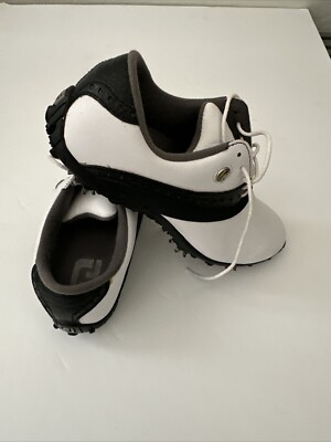 FootJoy Womens Golf Shoes Lo Pro 93927 White Black US Size