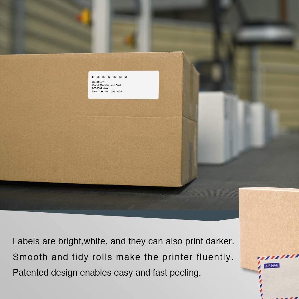 Sym Maxsym 400 Rotoli Etichette Compatibili Per Etichettatrici Dymo/Seiko - Bianchi Per SLP 330 400 440 450 4XL! Etichette Seiko SLP Bianche - Foto 2