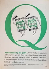 Lot of 5 Vintage Motor Oil Print Ads Valvoline Amoco Quaker Kendall Wolfs Head