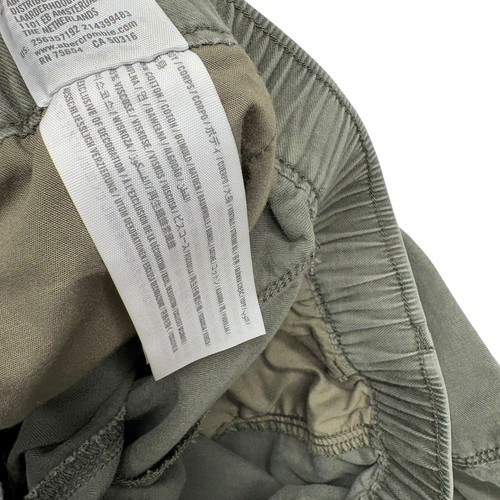Abercrombie Kids Girls Pants 15/16 Green Jogger Utility Tie Waist Cargo Pocket - Picture 7 of 11