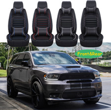Car Seat Covers 25-seats Pu Leather Full Set Front Rear For Dodge Durango Car Seat Covers 25-seats Pu Leather Full Set Front Rear For Dodge Durango