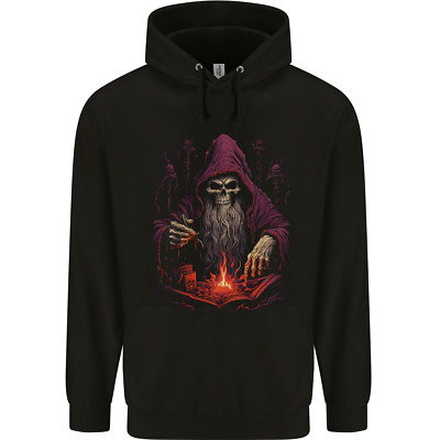 Fantasy Wizard Warlock 7 Mens 80% Cotton Hoodie