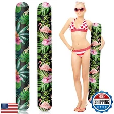 WinnerWhy 2 Pcs Inflatable Pool Noodles 41.3 Inch Fabric Pool Floats Adult Ha