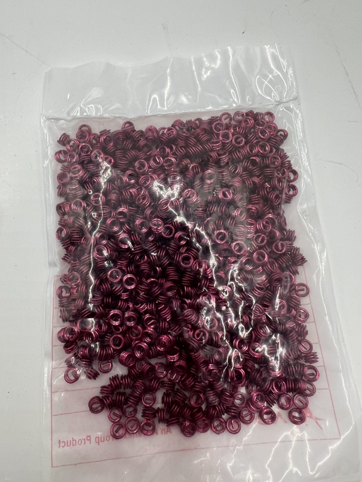1 Bag of 1000 Kato TLC-06C-0138 Tanged Screw-Locking Coil Threaded Insert,