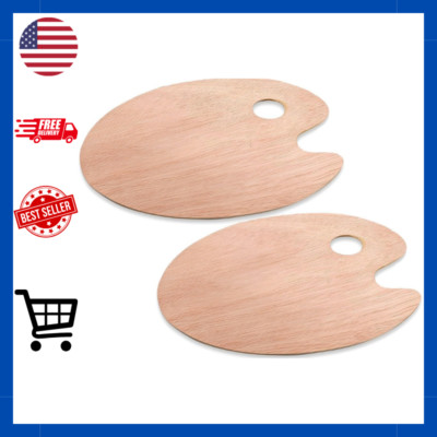 Wooden Paint Palette Artist Palette Painting Palette Oil Paint Palette 2 Pack