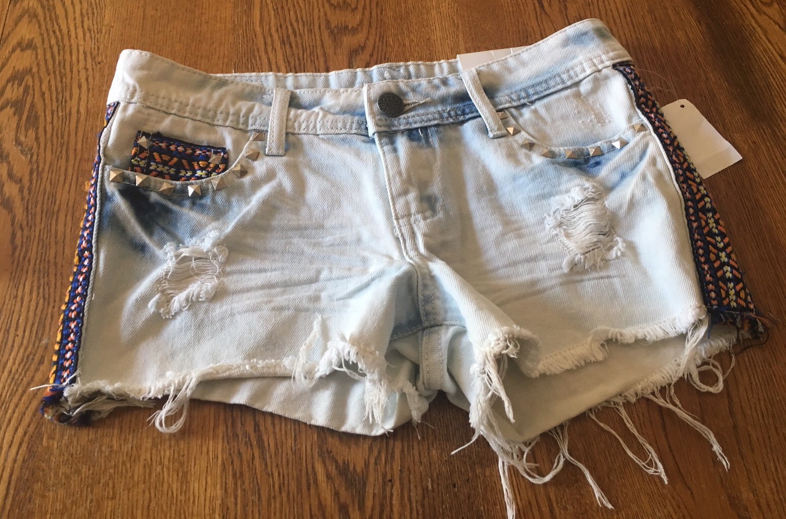 low rise jean shorts for juniors