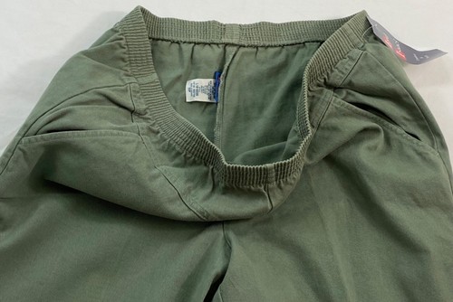 women's Lord Isaacs pants size 20P green elastic waistband pull-on cotton - Picture 5 of 7