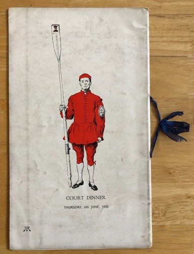 Fishmongers Hall Court Dinner, 6th June 1935, vintage menu & music programme - 第 2/4 張圖片