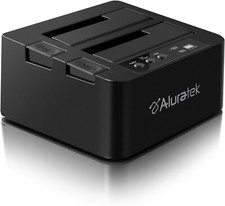 Aluratek USB 2.0 Standalone Duplicator Dock for 2.5/3.5" SATA SSD/HDD Drives New