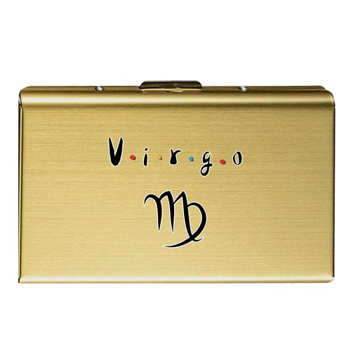 Printed Wallet Card Holder Credit Metal RFID Blocking Slim Mens Money Men Pocket - Picture 16 of 22