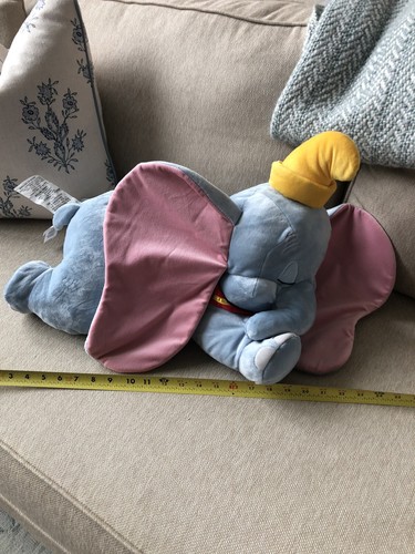 Disney Parks Sleeping Dumbo Elephant Dream Friend Plush Soft Large 20" NWT - Picture 8 of 9