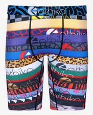 Ethika the Staple Colorful Logo BANDS ON BANDS Long Boxer Briefs Mn's NIP