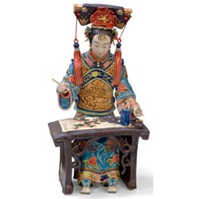 US Seller - Chinese Porcelain Figurine, Lady ...