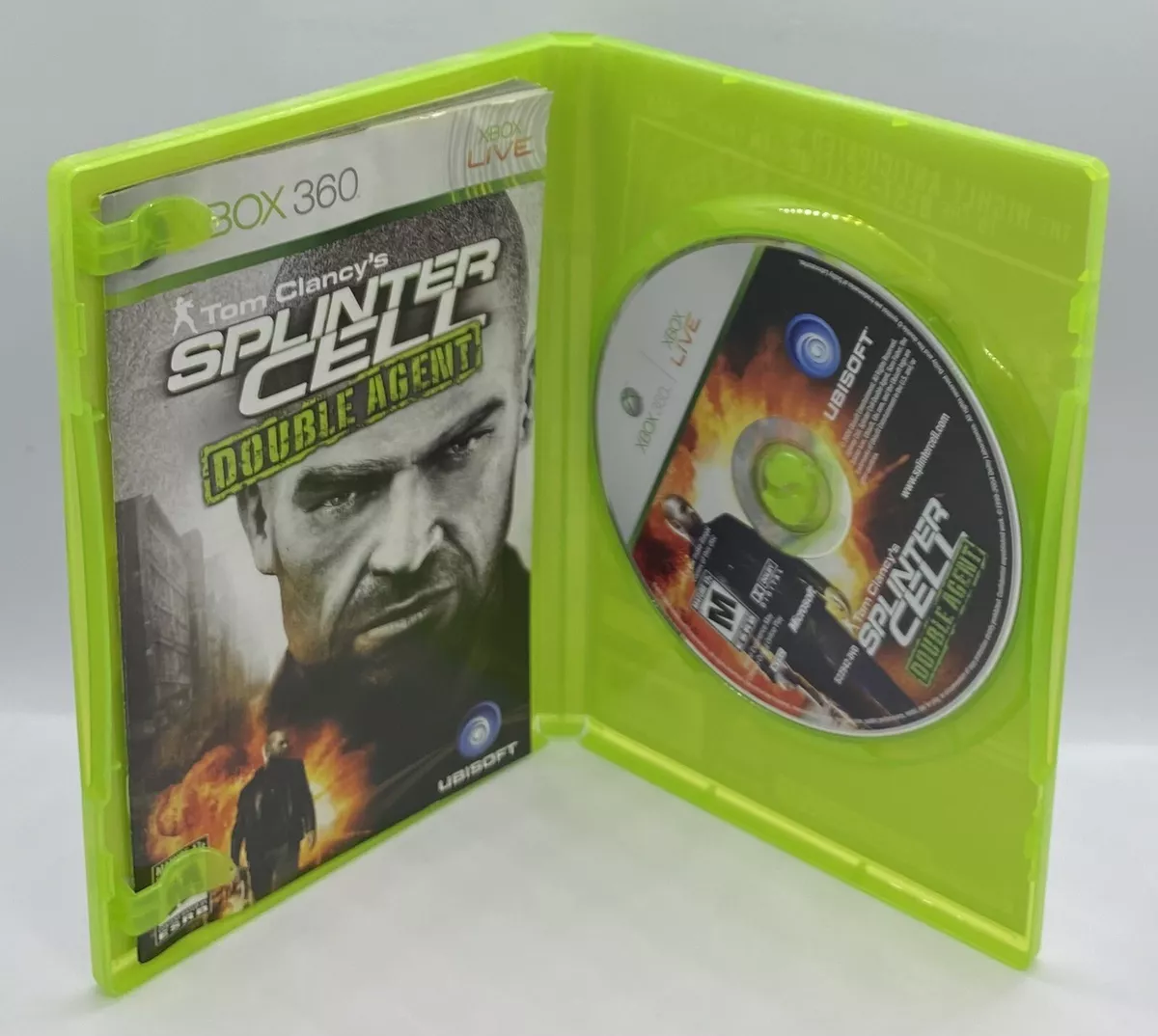 Tom Clancy's Splinter Cell:Double Agent BOX 360 USED Tested Work-no manual  8888522942