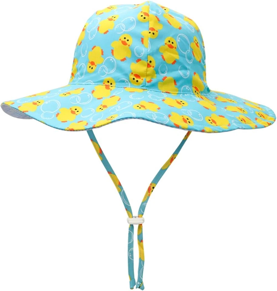 Шляпа от солнца для мальчиков и девочек, детей ясельного возраста летняя широкополая шапка для Ou упаковка 2 шт. - Изображение 2 из 4
