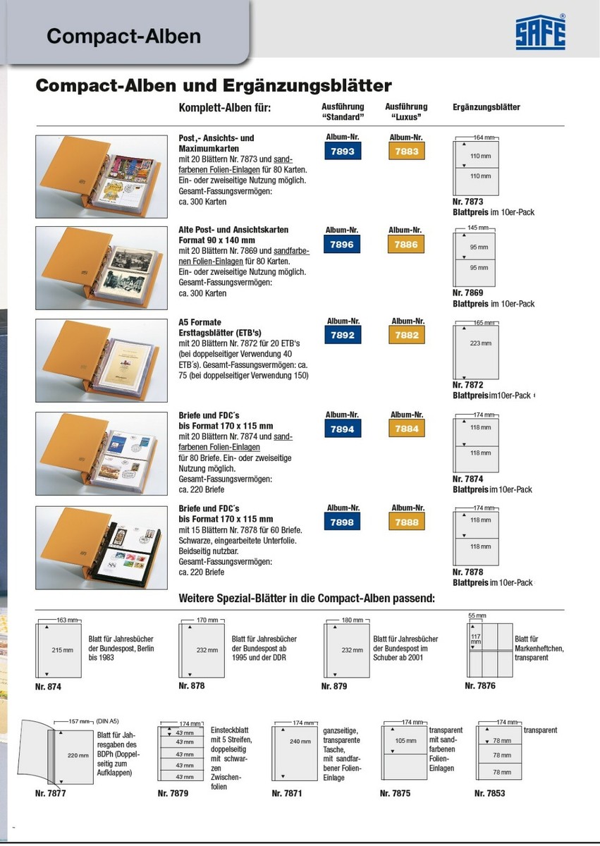SAFE Ergänzungsblatt Für Medaillen-Album – 12 Transparente Waben, Format 185 X 225 Mm, Blau, 4-Loch