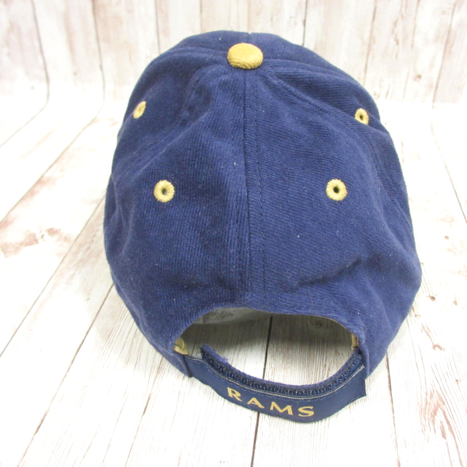 LA Rams Hat Cap Strap Back Adjustable Blue Embroi… - image 5