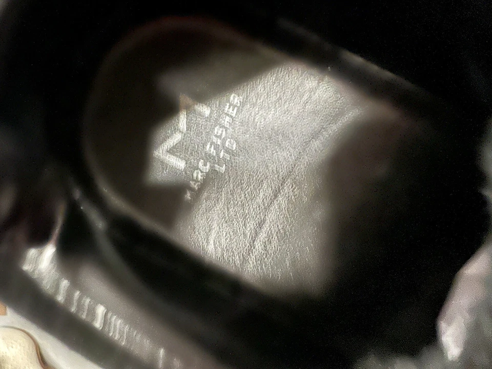 Mujer Lujo MARC FISHER Mally Cuero Genuino Gamuza Zapatilla Negra Talla 9 Foto 3 de 4