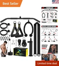 Pulley System, Weight Cable Pulley System for Home Gym,Cable Machine Attachme...