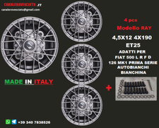 Cerchi lega 12 RAY CHROME Fiat…