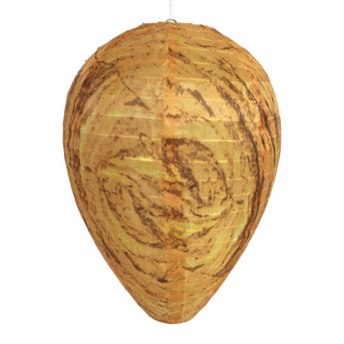 2pcs Wasp Nest Deterrents Waterproof Fake Hornets Nest Yellow Jacket Trap Wasp