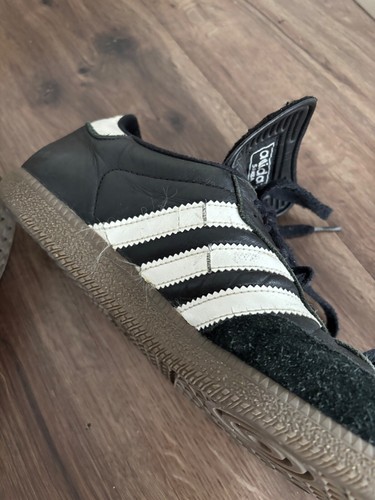 Vintage 80s RARE Adidas Samba long tongue sneakers germany US 9 - Picture 14 of 17