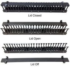 Universal Server Rack Cabinet Wire Managers - Blank Panels, Finger Ducts,  More