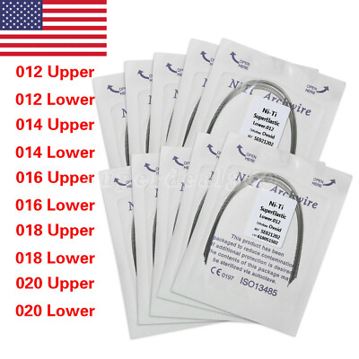 #ad #ad Dental Ortho Super Elastic Niti Arch Wire Round Ovoid Form for Bracket Braces CE $38.00