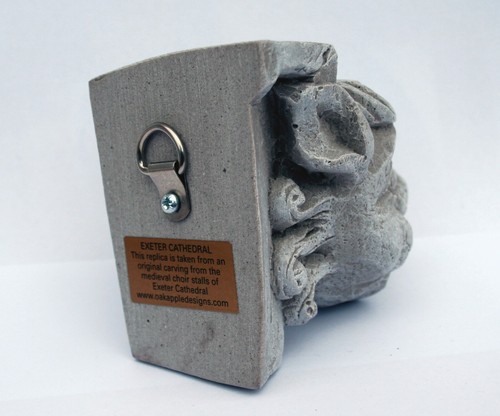 Medieval Goblin Gargoyle Mythical Creature Cathedral Carving Stone Gothic Gift - Picture 9 of 9