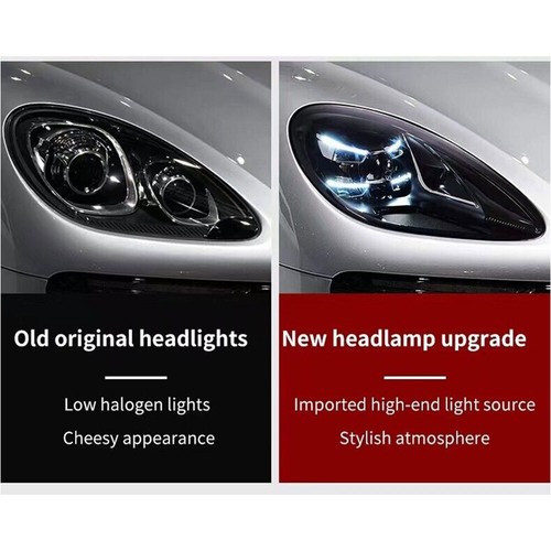 For Porsche Macan 2014-2022 Pair Full LED Front DRL Headlight Plug&Play Headlamp - Picture 5 of 19