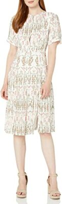 Dear Drew By Drew Barrymore Women's Elizabeth Street Dress, Marshmallow Multi, 0