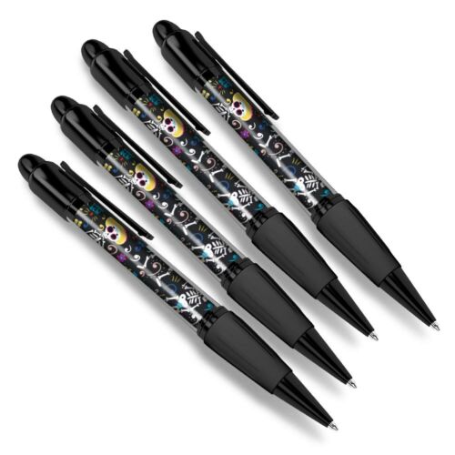 Set of 4 Matching Pen - Day of the Dead Mariachi Skeletons #21451 - Picture 1 of 5