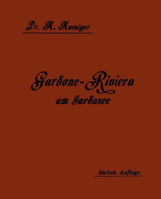 Gardone-riviera Am Gardasee Als Winterkurort | Buch | 9783662321522