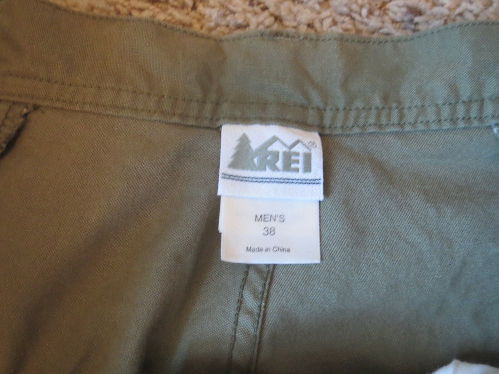 REI Men’s Convertible Zip Cargo Hiking Pants Shorts n… Gem