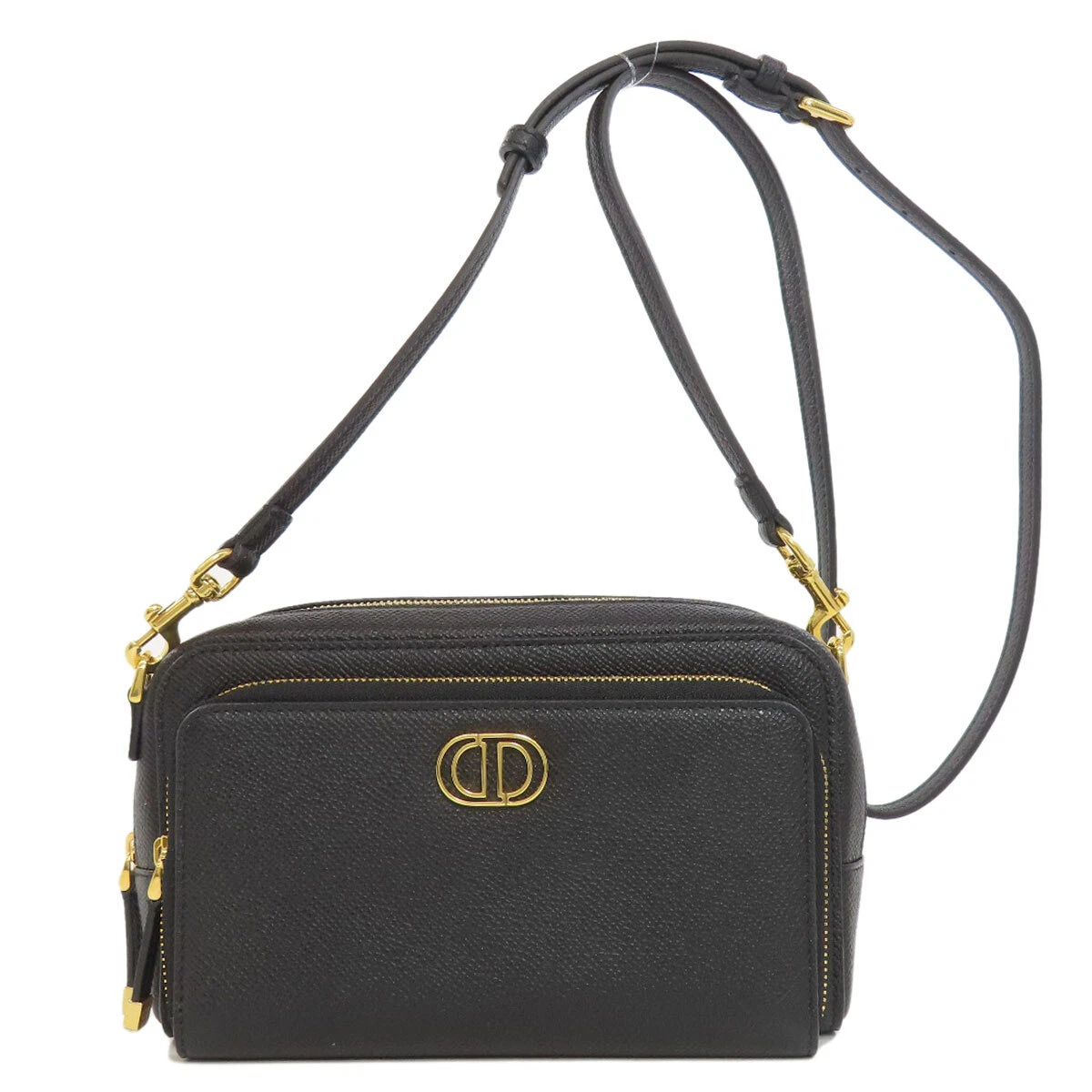 Sac bandoulière CHRISTIAN DIOR carreaux double pochette mollet