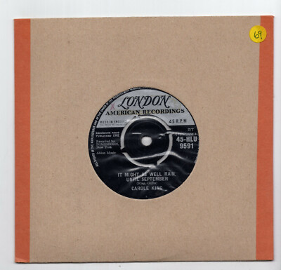 (C694) Carole King, It Might As Well Rain Until September - 1962 - 7'' vinyl
