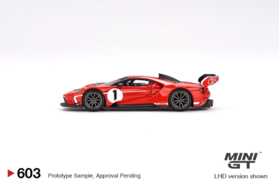 マイスト　Ford GT Mini GT Ford GT MK II #013 Rosso Alpha Red Metal Diecast Car Model