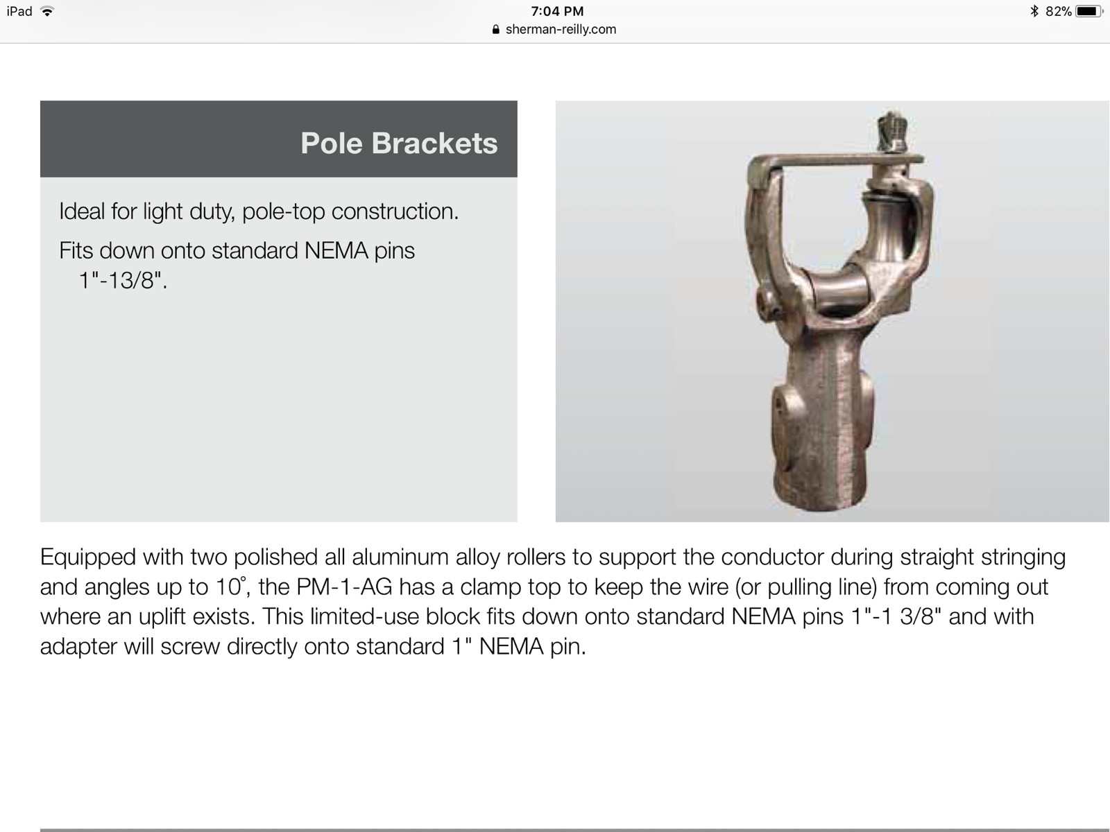 (5) Sherman & Reilly PM-1....pin mounted stringing blocks....Nice!