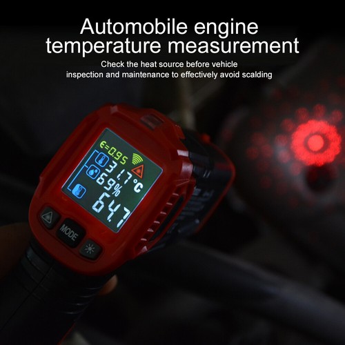 HABOTEST Infrarot Thermometer Berührungsloses Industrielles Temperaturmessgerät - Picture 11 of 21