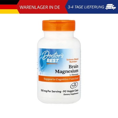 Doctor's Best, Brain Magnesium with Magtein , Magnesium für das Gehirn mit Magte