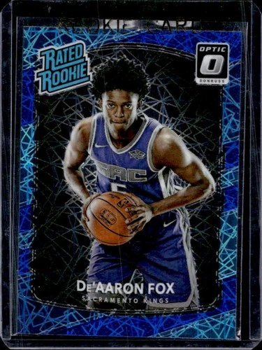 De'Aaron Fox 2017 Donruss Optic De'Aaron Fox #196 Blue
